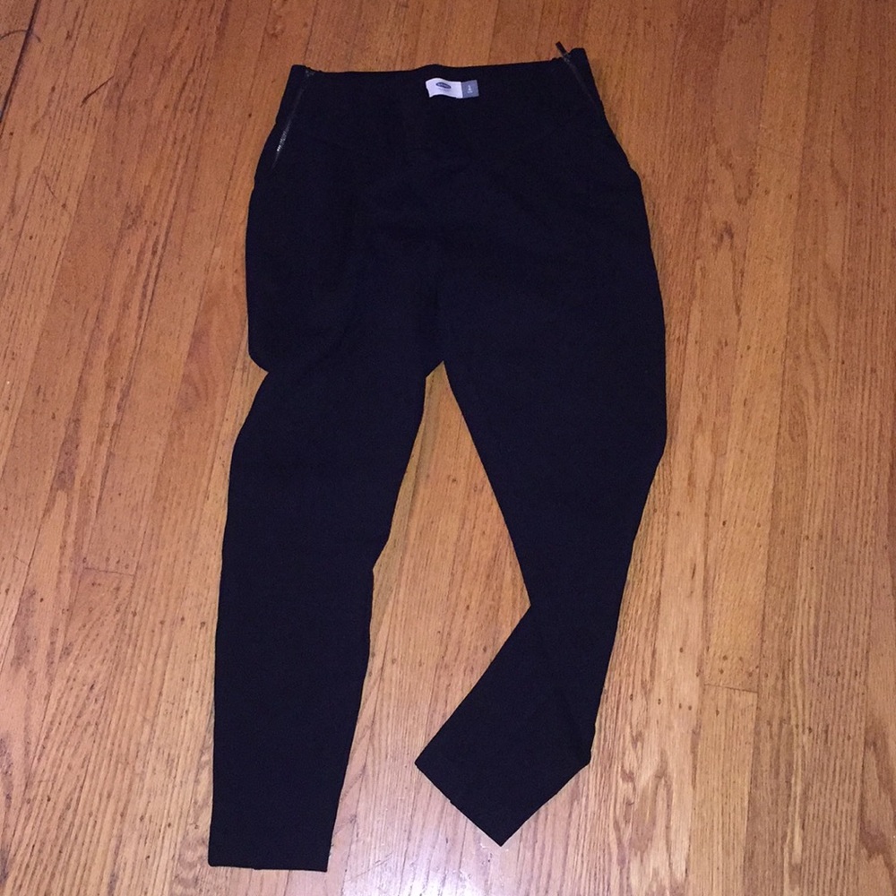 Black, High-end fabric, Old Navy, L/Petite pants